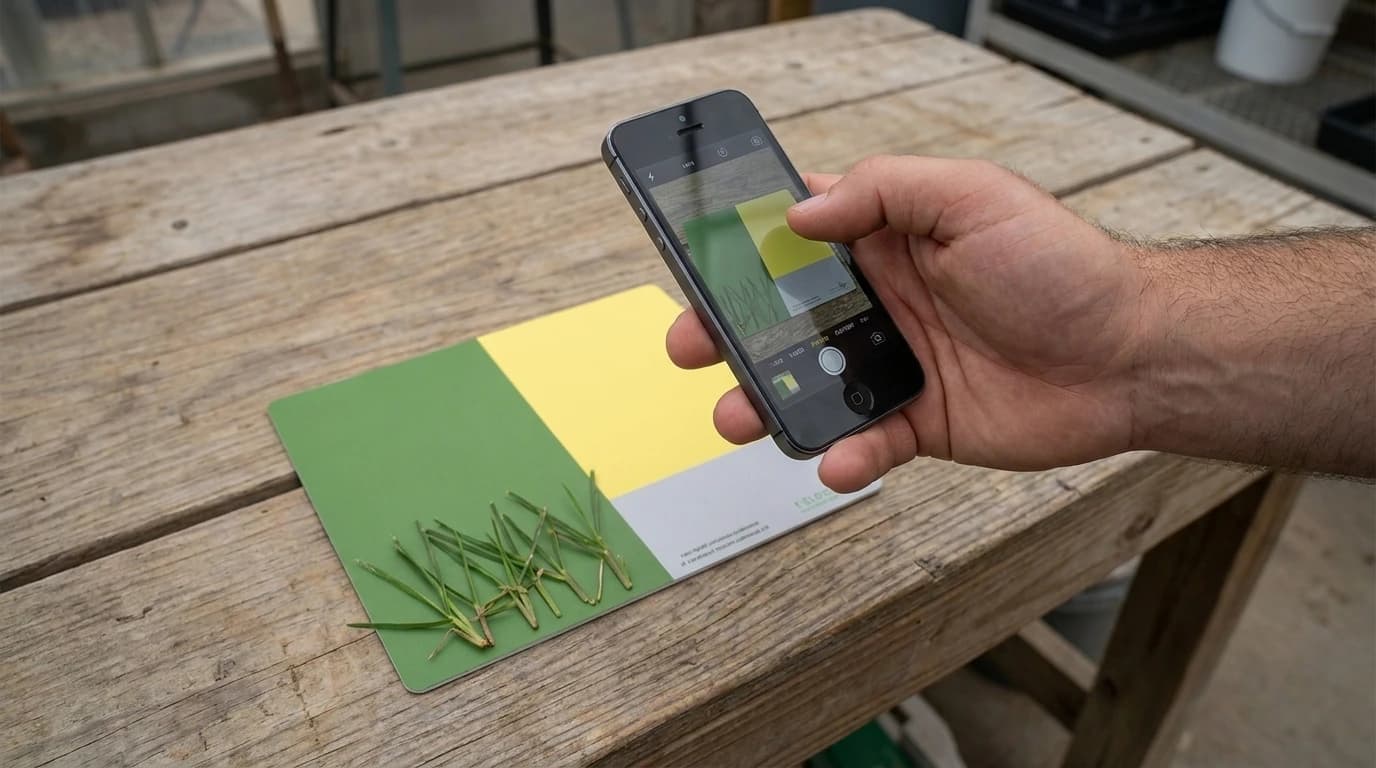 FieldScout GreenIndex+ 2910T referenční tabulka pro trávník