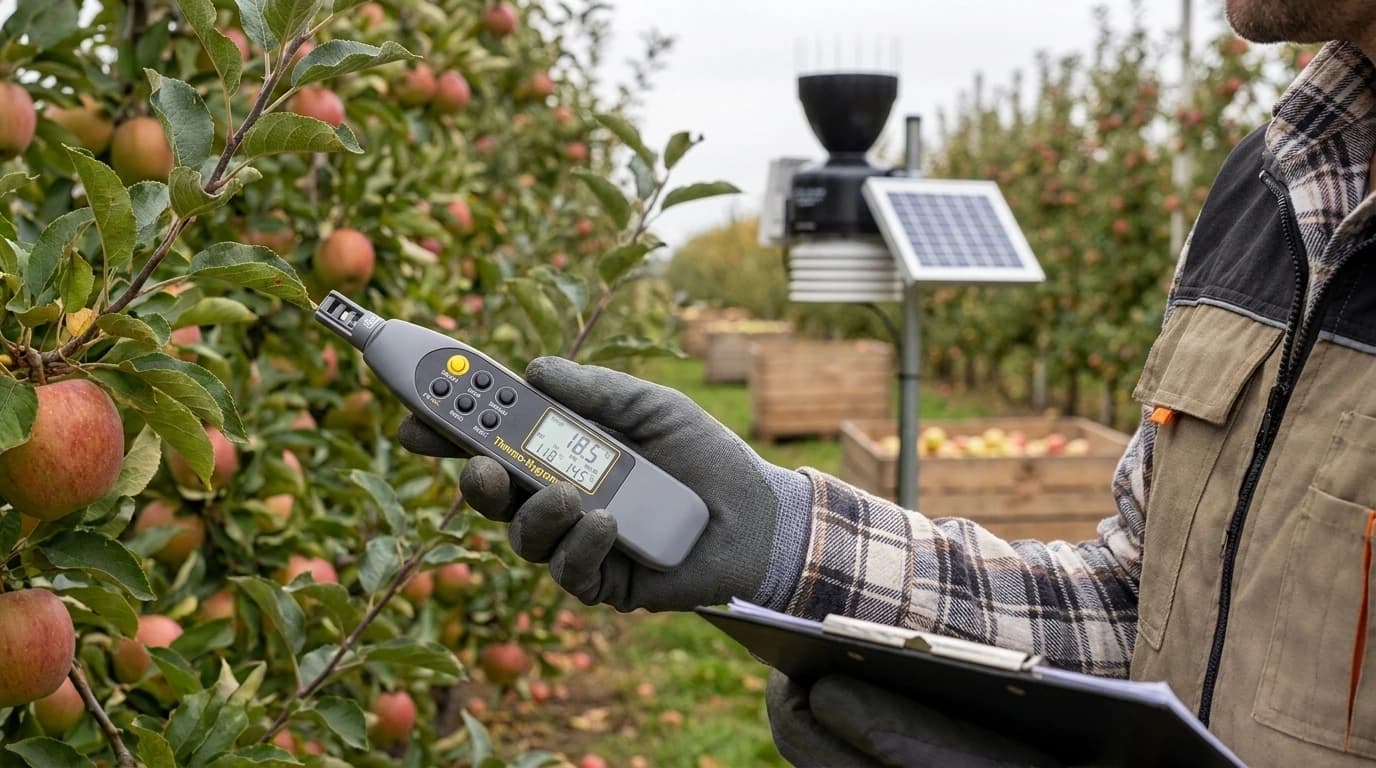 Ruční čtyřfunkční klimatický měřič ve tvaru pera