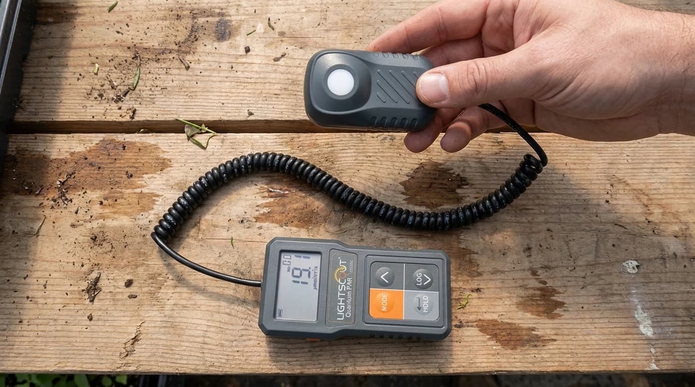 LightScout PAR metr s externím snímačem a příslušenstvím