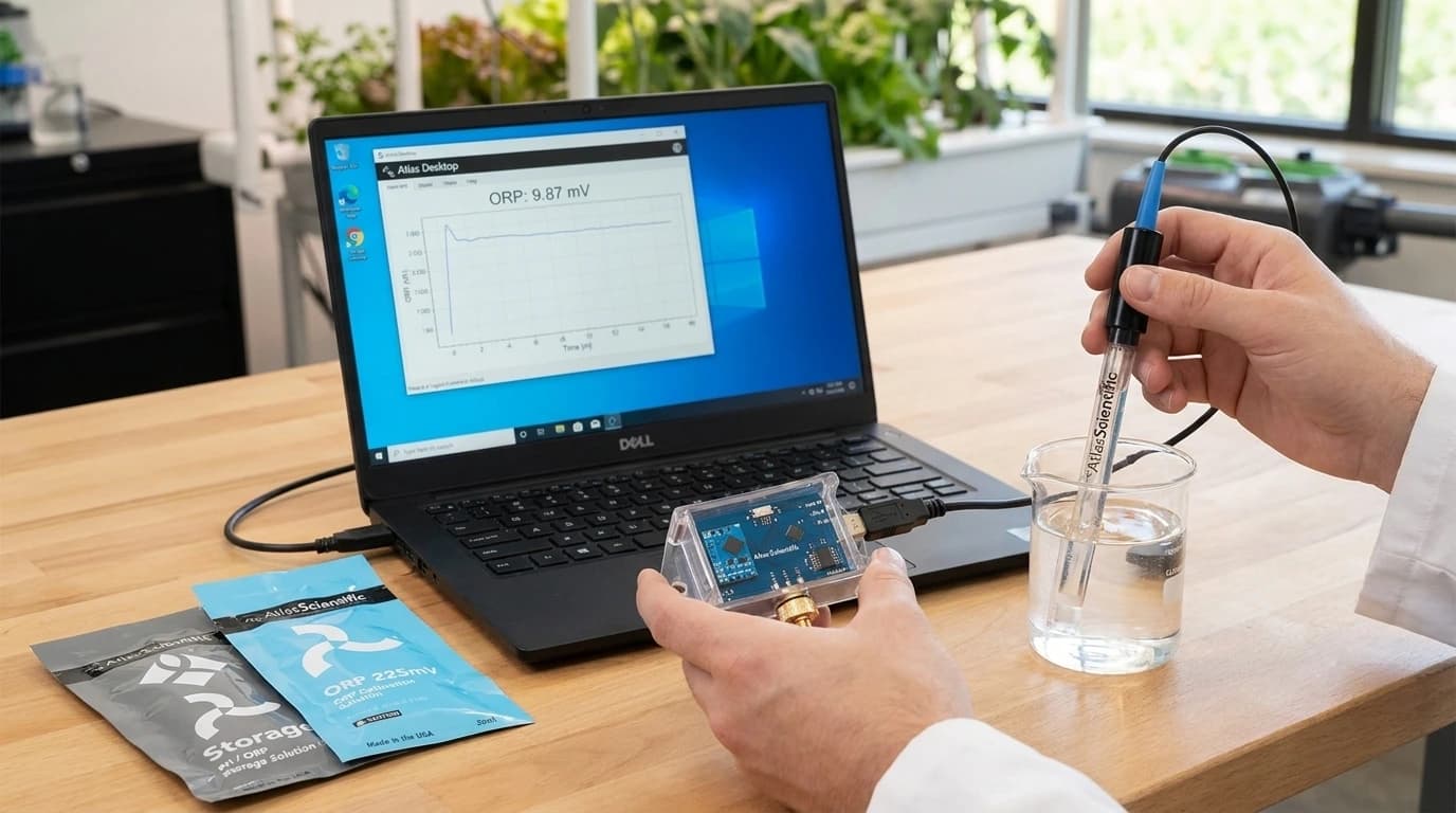 USB ORP měřič se softwarem Atlas Desktop