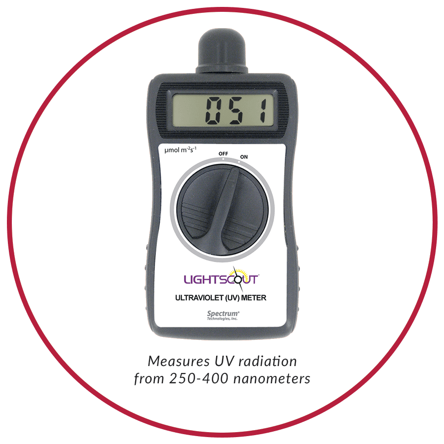 LightScout UV měřič, 250–400 nm