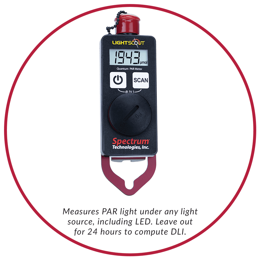 LightScout PAR a DLI metr