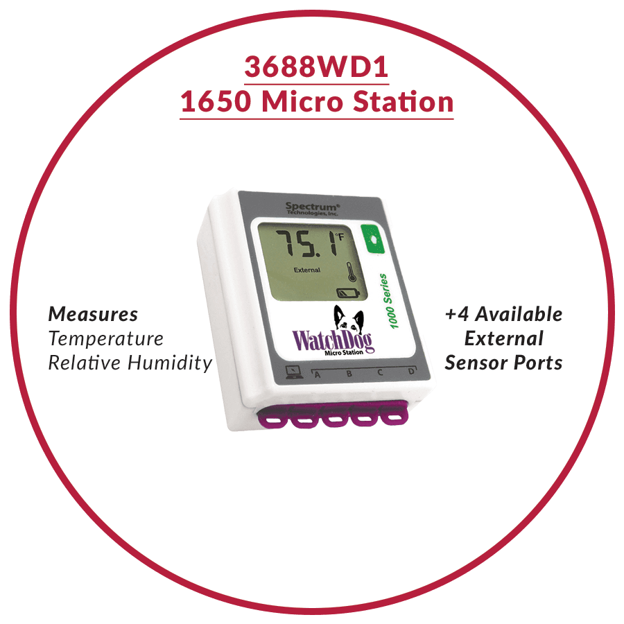 WatchDog 1650 mikrostanice teploty a vlhkosti se 4 porty