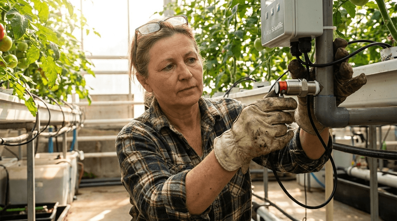 NDIR snímač CO2 pro skleníky, 0–10 000 ppm