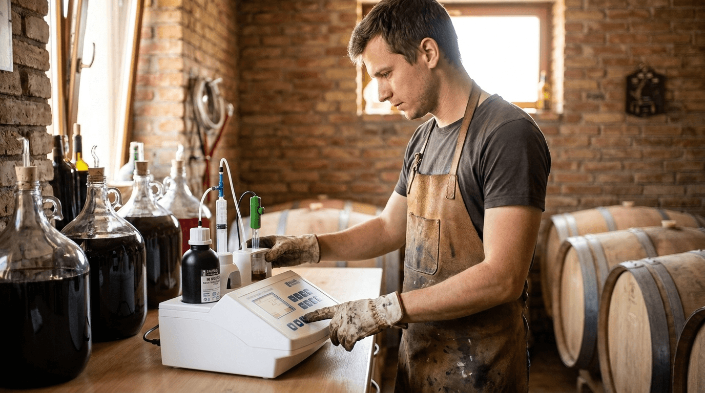 HANNA HI84500 minititrátor na volný a celkový SO2